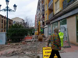 obras calle julian ceballos enero 2023