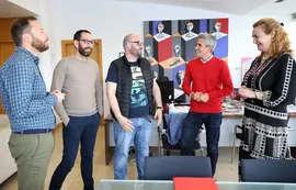 El vicepresidente y consejero de Universidades, Igualdad, Cultura, Pablo Zuloaga, se re&uacute;ne con la federaci&oacute;n espa&ntilde;ola de asociaciones de folclore.