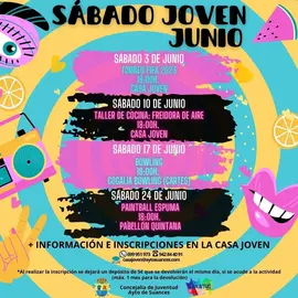Cartel S&aacute;bado Joven Junio 2023