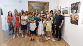 Inauguraci&oacute;n de la muestra de los alumnos d ela Asociaci&oacute;n de Dibujo y Pintura de Suances en la Sala Municipal Algas