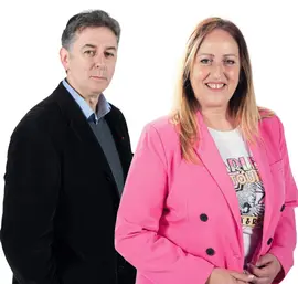 Fernando Ag&uacute;ndez y Carmen Mart&iacute;n