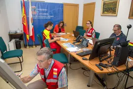 La consejera de Presidencia, Interior, Justicia y Acci&oacute;n Exterior en funciones, Paula Fern&aacute;ndez, asiste a la constituci&oacute;n del Centro de Coordinaci&oacute;n Operativa con motivo del simulacro de activaci&oacute;n de un plan de emergencia exterior por riesgo qu&iacute;mico.
nr
29 jun 23
