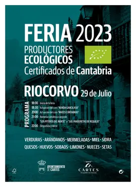 CARTEL II FERIA DE PRODUCTORES ECOL&Oacute;GICOS CERTIFICADOS DE CANTABRIA