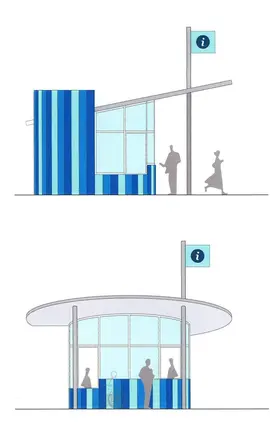 INFOGRAF&Iacute;A DE LA OFICINA DE TURISMO MUNICIPAL DE LA PLAZA DE LA CONCHA