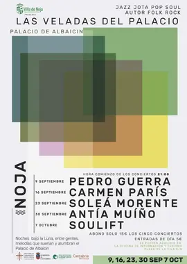 Cartel Las Veladas del Palacio