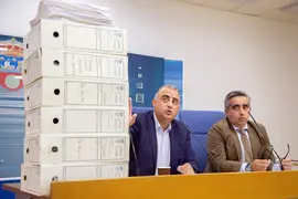 El consejero de Fomento, Ordenaci&oacute;n del Territorio y Medio Ambiente, Roberto Media, presenta, en rueda de prensa, los programas de ayudas para la rehabilitaci&oacute;n
nacho Romero &copy;
27 sep 23