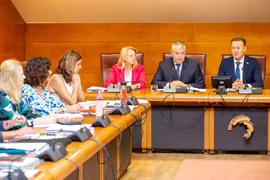 10:00 horas. Parlamento de Cantabria
El consejero de Econom&iacute;a, Hacienda y Fondos Europeos, Luis &Aacute;ngel Ag&uuml;eros, comparece en el Parlamento para presentar los proyectos de su departamento durante esta legislatura. 
27 SEPTIEMBRE 2023 &copy; Miguel de la Parra