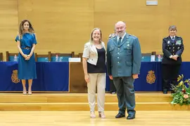 13:00 horas. Paraninfo de la Universidad de Cantabria. C/Sevilla, 6. Santander. La consejera de Presidencia, Justicia, Seguridad y Simplificaci&oacute;n Administrativa, Isabel Urrutia, asiste a los actos del D&iacute;a de la Polic&iacute;a. 28 de septiembre de 2023 &copy; Ra&uacute;l Lucio