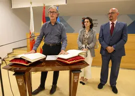 El consejero de Salud, C&eacute;sar Pascual, preside la toma de posesi&oacute;n de Pablo Serrano como subdirector Subdirector de Asistencia Sanitaria del SCS.
3 OCT 23