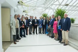 12:30 horas. Parlamento de Cantabria. El consejero de Fomento, Ordenaci&oacute;n al Territorio y Medio Ambiente, Roberto Media, comparece en el Parlamento para presentar los proyectos de su departamento durante esta legislatura. 3 de octubre de 2023 &copy; Ra&uacute;l Lucio