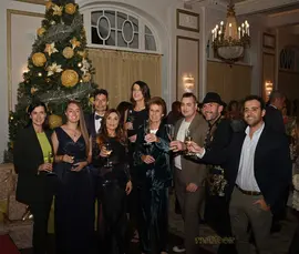 Encendido &Aacute;rbol Navidad Hotel Real 2023 - Foto familia 3