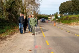 10:45 horas. C/Cast&iacute;o, 5. Santillana del Mar. https://onx.la/2d8ca
El consejero de Fomento, Ordenaci&oacute;n del Territorio y Medio Ambiente, Roberto
Media, visita varios proyectos de carreteras y obras en Santillana del Mar. 27 DIC 2023 &copy; Miguel De la Parra