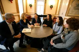 La consejera de Cultura, Turismo y Deporte, Eva Guillermina Fern&aacute;ndez, se re&uacute;ne con la Asociaci&oacute;n de Turismo Rural. 
3 ENE 24