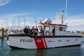 12:30 horas. Puerto Deportivo Marina del Cant&aacute;brico. Camargo

El consejero de Desarrollo Rural, Ganader&iacute;a, Pesca y Alimentaci&oacute;n, Pablo Palencia, asiste a la recepci&oacute;n de barcos de vigilancia de agentes de Pesca.