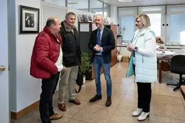 10.00.- Despacho del consejero
El consejero de Educaci&oacute;n, Formaci&oacute;n Profesional y Universidades, Sergio Silva, recibe al alcalde de Sol&oacute;rzano, Santiago Campos.