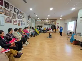 Primera sesi&oacute;n  del Taller de Inteligencia Emocional  iniciado en Suances