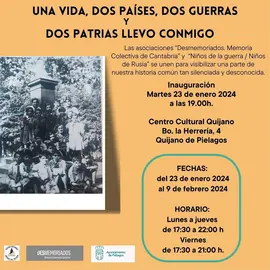 CARTEL EXPOSI&Oacute;N NI&Ntilde;OS DE LA GUERRA ASOCIACI&Oacute;N DESMEMORIADOS EN PI&Eacute;LAGOS