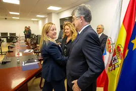 09.00 horas. Sala de Videoconferencias del Gobierno de Cantabria (1&ordf; planta)
La consejera de Presidencia, Justicia, Seguridad y Simplificaci&oacute;n Administrativa,
Isabel Urrutia, se re&uacute;ne para impulsar un Pacto para la Justicia. 27 noviembre 2023 &copy; Miguel De la Parra