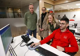 La consejera de Presidencia, Justicia, Seguridad y Simplificaci&oacute;n Administrativa, Isabel Urrutia, presenta el balance de actividad del 112 en 2023 con motivo de la conmemoraci&oacute;n del D&iacute;a Europeo del 112.
9 feb 24