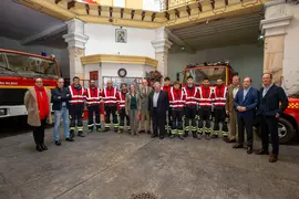 13:00 horas. Plaza de Numancia. Santander
La consejera de Presidencia, Justicia, Seguridad y Simplificaci&oacute;n Administrativa,
Isabel Urrutia, visita la sede de los bomberos voluntarios. 13 feb 24 &copy; Miguel De la Parra