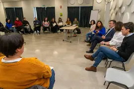 09:30 horas. La Nave de la Casa Joven. Parque de Cros. Malia&ntilde;o, Camargo
La consejera de Inclusi&oacute;n Social, Juventud, Familias e Igualdad, Bego&ntilde;a G&oacute;mez, inaugura el Curso de Especialista en Atenci&oacute;n a la Discapacidad. 19 FEBRERO 2024 &copy; Miguel De la Parra