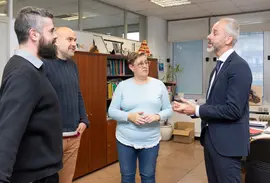09.30.- Despacho del consejero
El consejero de Educaci&oacute;n, Formaci&oacute;n Profesional y Universidades, Sergio Silva, se re&uacute;ne con la Asociaci&oacute;n de Padres del S&iacute;ndrome de Trastorno Espectro Autista (APTACAN).