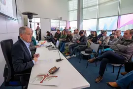 10:00 horas. Torre Xtela, Parque Cient&iacute;fico y Tecnol&oacute;gico de Cantabria
El consejero de Industria, Empleo, Innovaci&oacute;n y Comercio, Eduardo Arasti, inaugura la segunda edici&oacute;n del Programa Xtela de Aceleraci&oacute;n Empresarial e Innovaci&oacute;n Abierta. 23 FEBRERO 2024 &copy; Miguel De la Parra