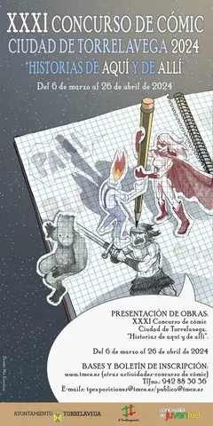 Cartel Concurso c&oacute;mic Torrelavega 2024