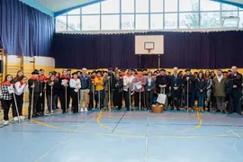 10:15 horas. IES Zapat&oacute;n, Torrelavega
 El consejero de Educaci&oacute;n, Formaci&oacute;n Profesional y Universidades, Sergio Silva, asiste al acto con motivo del canto de Las Marzucas.