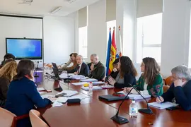 Los consejeros de Industria, Empleo, Innovaci&oacute;n y Comercio, Eduardo Arasti, y de Educaci&oacute;n, Formaci&oacute;n Profesional y Universidades, Sergio Silva, participan en la reuni&oacute;n del Consejo de la Formaci&oacute;n Profesional de Cantabria. 
27 feb 24