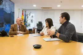 11:30.- Despacho del consejero. El consejero de Salud, C&eacute;sar Pascual, recibe a la presidenta de AMAT, Carmen Ter&aacute;n. 1 de marzo de 2024 &copy; Ra&uacute;l Lucio