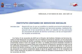 web inclusi&oacute;n icass tarjetas familias numerosas