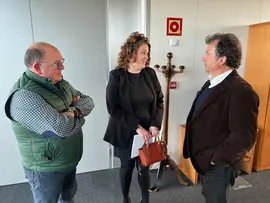 17:30.- Despacho del consejero 
El consejero de Desarrollo Rural, Ganader&iacute;a, Pesca y Alimentaci&oacute;n, Pablo Palencia, recibe a la alcaldesa de Valle de Villaverde. 5 MARZO 2024 &copy; Gobierno de Cantabria