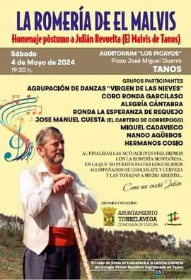 cartel Homenaje El Malv&iacute;s