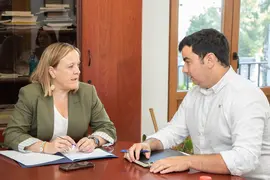 La consejera de Presidencia, Justicia, Seguridad y Simplificaci&oacute;n Administrativa, Isabel Urrutia, realiza una visita institucional al municipio. 
5 junio 2024