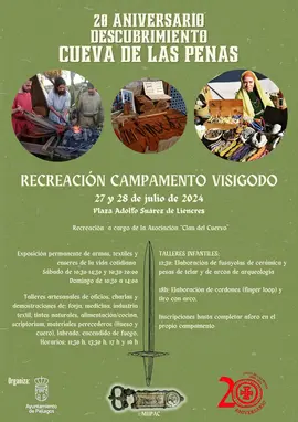 CARTEL RECREACI&Oacute;N CAMPAMENTO VISIGODO