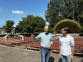 visita auditorium Lucio L&aacute;zaro julio 2024