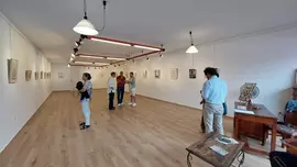 Aspecto que muestra la sala municipal de exposiciones Algas