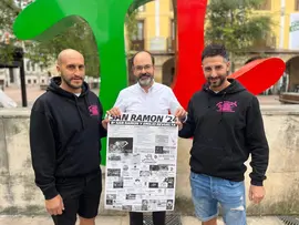 Roberto Odriozola, Jos&eacute; Luis Urraca y Jes&uacute;s Hoyos