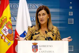 La presidenta de Cantabria, Mar&iacute;a Jos&eacute; S&aacute;enz de Buruaga, presenta el recurso a interponer del Gobierno de Cantabria contra la Ley de Amnist&iacute;a.
LARA REVILLA 
10 SEP 24
