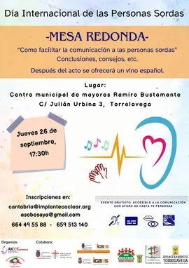 Cartel D&iacute;a Internaciona de las Personas Sordas
