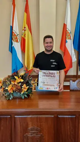 El concejal de Infancia y Juventud, Fran Gasc&oacute;n presenta los Talleres Infantiles de Oto&ntilde;o