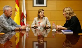 La presidenta de Cantabria, Mar&iacute;a Jos&eacute; S&aacute;enz de Buruaga, recibe a la alcaldesa de Polanco, Rosa D&iacute;az. 

16 oct 24