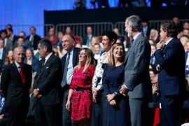 La presidenta de Cantabria, Mar&iacute;a Jos&eacute; S&aacute;enz de Buruaga, participa en la clausura del XXVII Congreso Nacional de la Empresa Familiar, que correr&aacute; a cargo de S.M. Felipe VI. 
22 oct 24