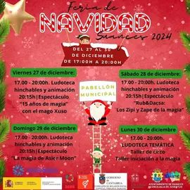 Cartel Feria de Navidad Suances 2024