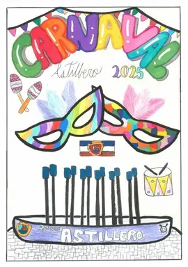 Cartel ni&ntilde;a CARNAVAL