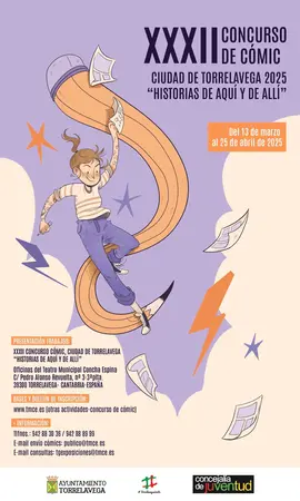 Cartel Concurso c&oacute;mic Torrelavega 2025_JPG