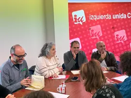 Valero y Ruiz Salm&oacute;n en reuni&oacute;n con sindicatos docentes