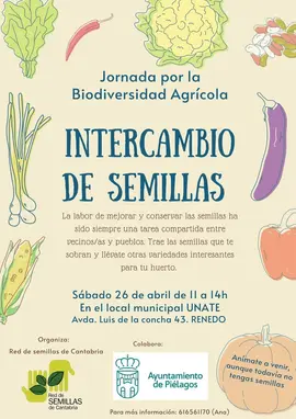 CARTEL JORNADA POR LA BIODIVERSIDAD - RENEDO PIELAGOS