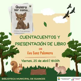 CUENTACUENTOS Y PRESENTACI&Oacute;N DE LIBRO
